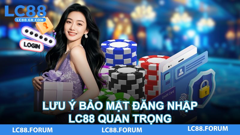 Lưu ý bảo mật đăng nhập LC88 quan trọng